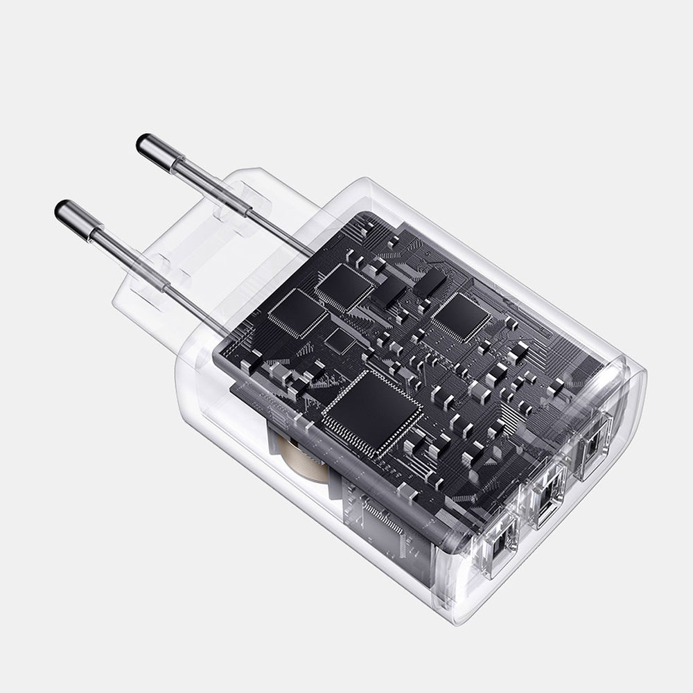 Incarcator Baseus Compact (CCXJ020101), Universal Compatibility, 3 x USB, 17W, 5V, Negru