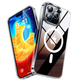 Husa de protectie Torras Diamond MagSafe Series compatibil cu iPhone 15 Pro Max, Transparent