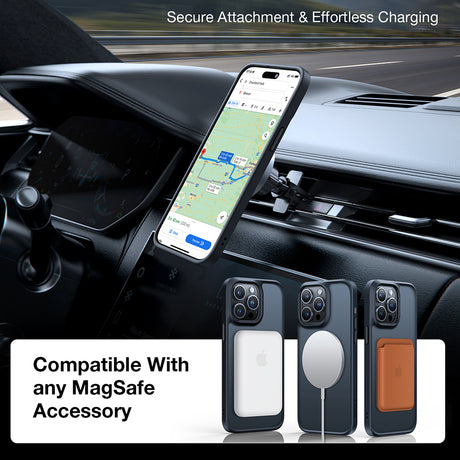 Husa de protectie Torras Guardian Magnetic compatibil cu iPhone 15 Pro Max, Negru