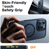 Husa de protectie Torras Guardian Magnetic compatibil cu iPhone 16 Pro Max, Negru