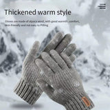 Iwarm Gloves (ST0016), from Alpaca Wool, Size 22cm, Coffee