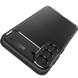 Husa de protectie Techsuit CarbonFiber compatibil cu Samsung Galaxy S25, Negru
