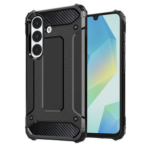 Husa de protectie Techsuit Hybrid Armor compatibil cu Samsung Galaxy A16 4G / A16 5G / A17 4G / A17 5G, Negru