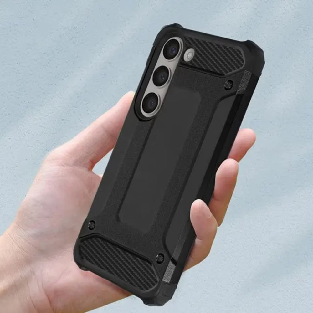 Husa de protectie Techsuit Hybrid Armor compatibil cu Samsung Galaxy A16 4G / A16 5G / A17 4G / A17 5G, Negru