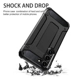 Husa de protectie Techsuit Hybrid Armor compatibil cu Samsung Galaxy A16 4G / A16 5G / A17 4G / A17 5G, Negru