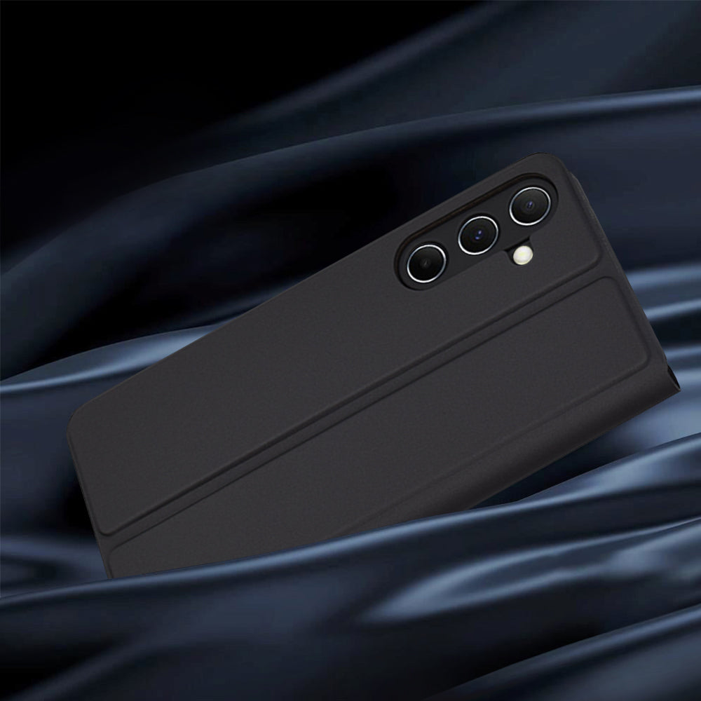 Husa de protectie Techsuit Magskin Book compatibil cu Samsung Galaxy A55 5G, Negru