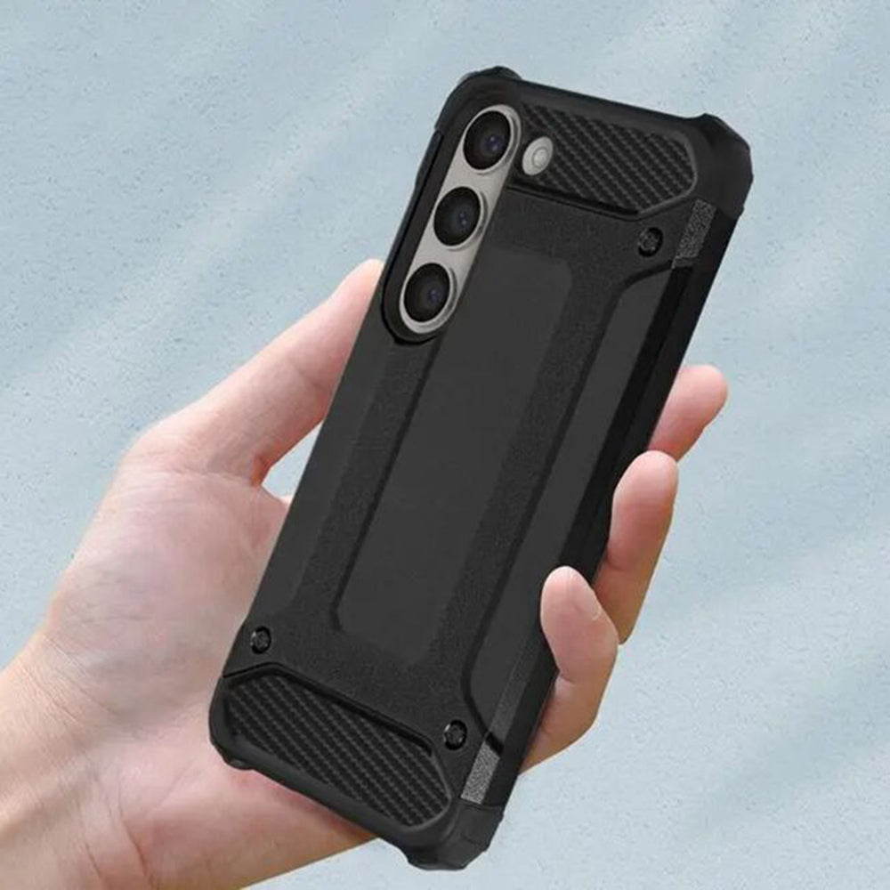Husa de protectie Techsuit Hybrid Armor compatibil cu Samsung Galaxy A06, Negru