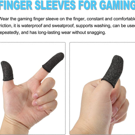 Accesoriu gaming Techsuit Mobile Gaming Finger Sleeve (FS3-04), for Peaceful Elite, King of Glory, Call of Duty, 40x20mm, Galben