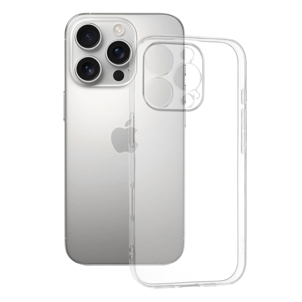Husa de protectie Techsuit Clear Silicone compatibil cu iPhone 16 Pro, Transparent