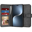 Husa de protectie Techsuit Diary Book compatibil cu Honor Magic7 Pro, Negru