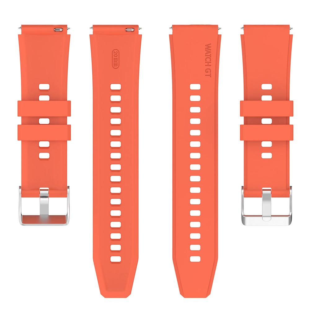 Curea smartwatch Techsuit Watchband 22mm (W026) compatibil cu Huawei Watch GT 2 (46mm)/GT 2 Pro/GT 3 Pro (46mm)/Ultimate, Xiaomi Watch S1, Portocaliu