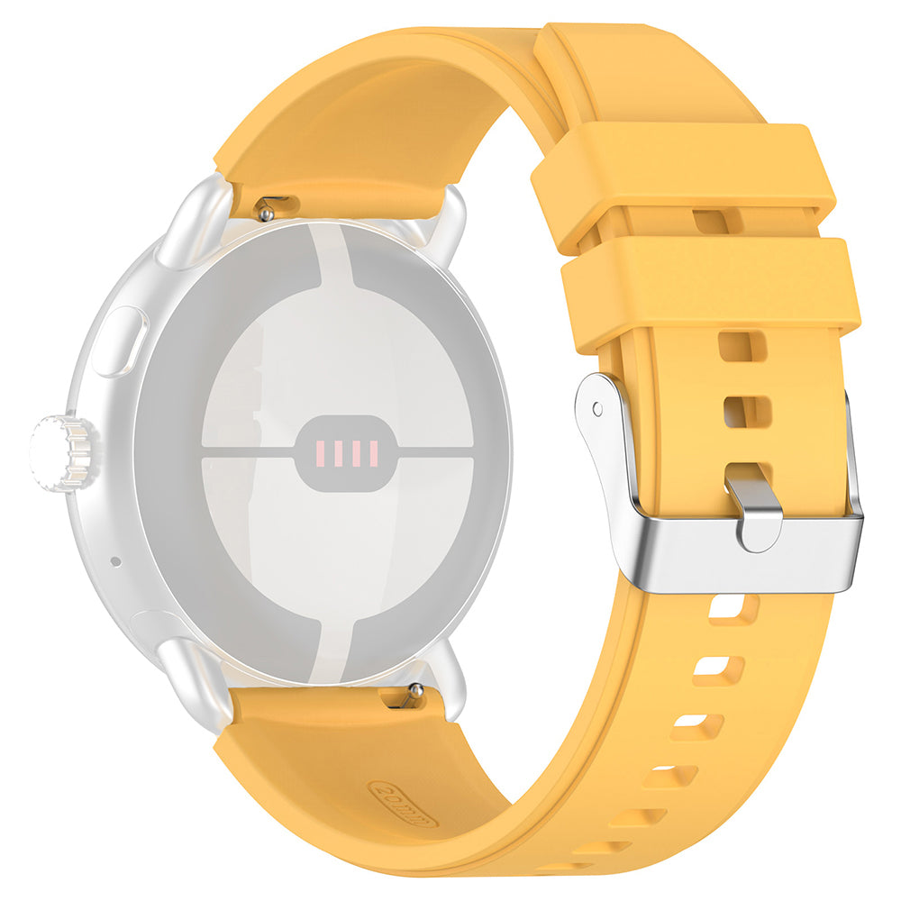 Curea smartwatch Techsuit Watchband 22mm (W026) compatibil cu Huawei Watch GT 2 (46mm)/GT 2 Pro/GT 3 Pro (46mm)/Ultimate, Xiaomi Watch S1, Galben