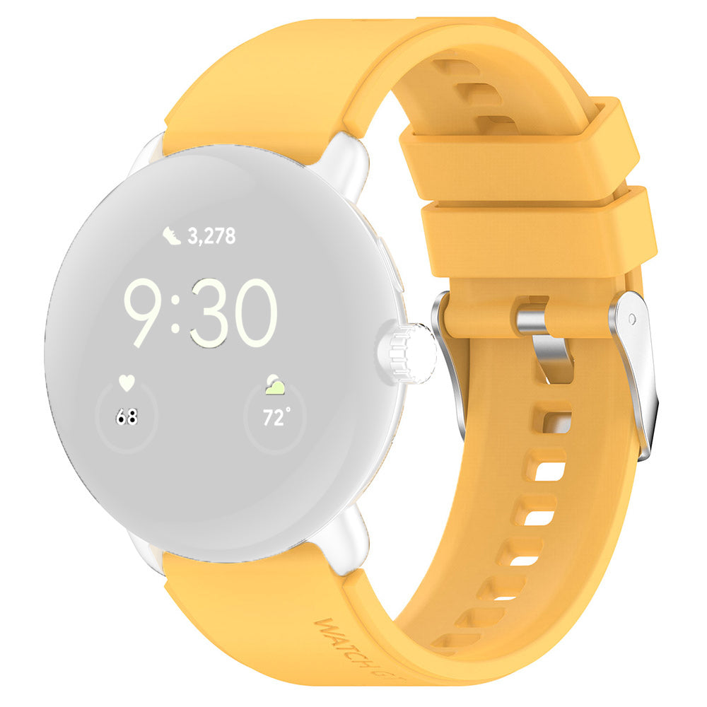 Curea smartwatch Techsuit Watchband 22mm (W026) compatibil cu Huawei Watch GT 2 (46mm)/GT 2 Pro/GT 3 Pro (46mm)/Ultimate, Xiaomi Watch S1, Galben