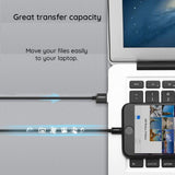 Cablu Ugreen (80823), USB to Lightning MFi, 2.4A, 2m, Negru