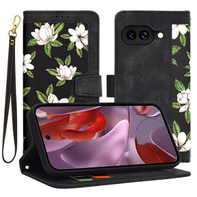 Husa de protectie Techsuit FlipCraft compatibil cu Google Pixel 9a, Flowers of the Dawn