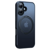 Husa de protectie Torras Ostand Pro MagSafe Series compatibil cu iPhone 16, Negru