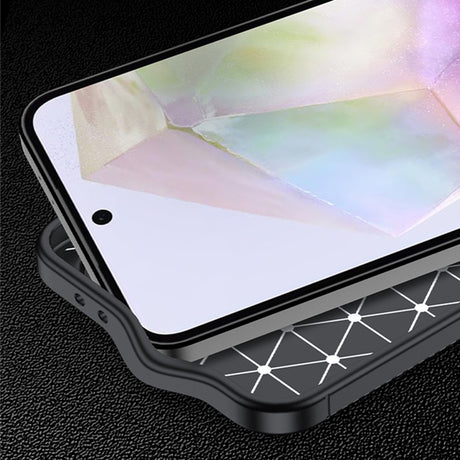 Husa de protectie Techsuit CarbonFiber compatibil cu Samsung Galaxy A36 5G / A37 5G, Negru
