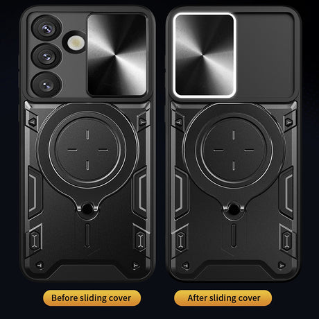 Husa de protectie Techsuit CamGuard Pro compatibil cu Samsung Galaxy S25, Rosu