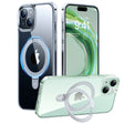Husa de protectie Torras Ostand MagSafe Series compatibil cu iPhone 15, Transparent