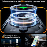 Husa de protectie Torras Ostand MagSafe compatibil cu iPhone 15 Pro Max, Transparent
