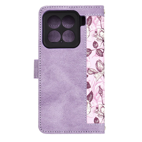 Husa de protectie Techsuit FlipCraft compatibil cu Xiaomi 15, Mysterious Purple