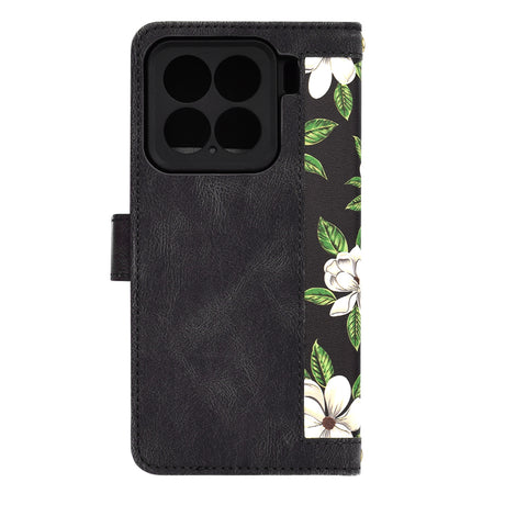 Husa de protectie Techsuit FlipCraft compatibil cu Xiaomi 15, Flowers of the Dawn