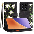 Husa de protectie Techsuit FlipCraft compatibil cu Xiaomi 15, Flowers of the Dawn