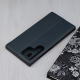 Husa de protectie Techsuit eFold Series compatibil cu Samsung Galaxy S23 Ultra, Albastru Inchis