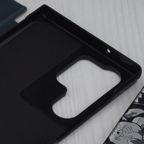Husa de protectie Techsuit eFold Series compatibil cu Samsung Galaxy S23 Ultra, Albastru Inchis