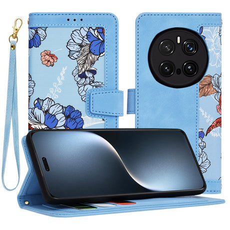 Husa de protectie Techsuit FlipCraft compatibil cu Honor Magic7 Pro, Vibrant Blue