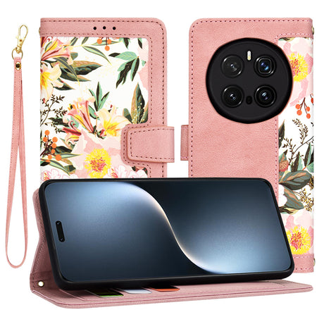 Husa de protectie Techsuit FlipCraft compatibil cu Honor Magic7 Pro, Sweetheart Pink
