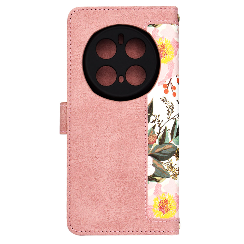 Husa de protectie Techsuit FlipCraft compatibil cu Honor Magic7 Pro, Sweetheart Pink