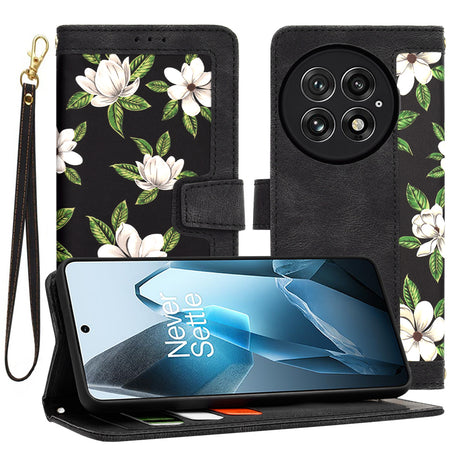 Husa de protectie Techsuit FlipCraft compatibil cu OnePlus 13, Flowers of the Dawn