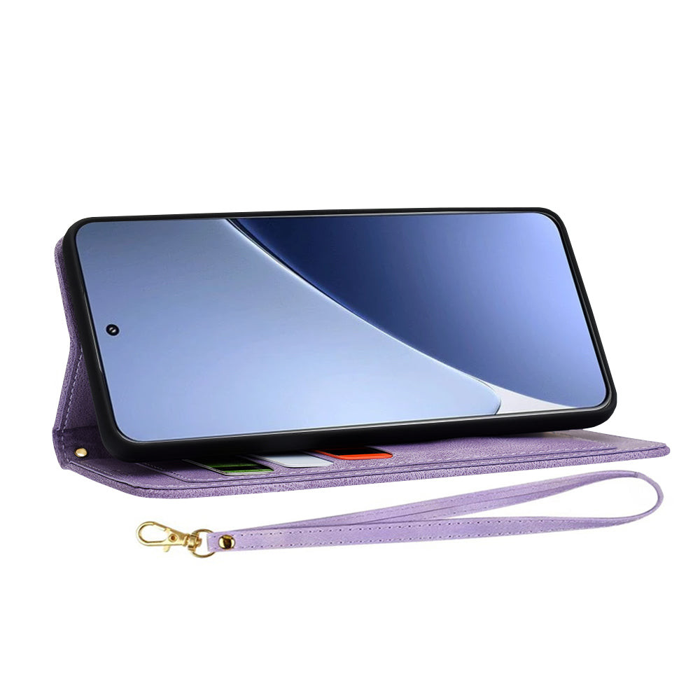 Husa de protectie Techsuit FlipCraft compatibil cu Xiaomi 15 Pro, Mysterious Purple