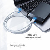 Cablu Ugreen US264 (60520), USB-C, PD60W 3A, 2m, Alb