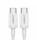 Cablu Ugreen US264 (60520), USB-C, PD60W 3A, 2m, Alb