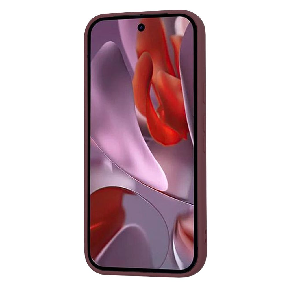 Husa de protectie Techsuit SoftFlex compatibil cu Google Pixel 9a, Plum Red