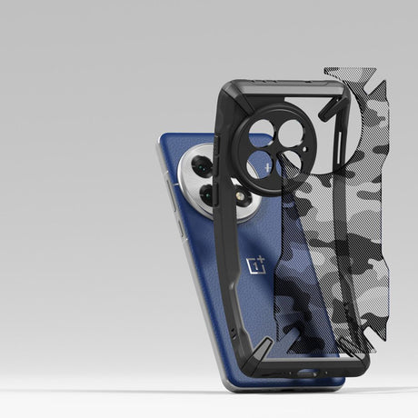Husa de protectie Ringke Fusion X Design compatibil cu OnePlus 13, Camo Black