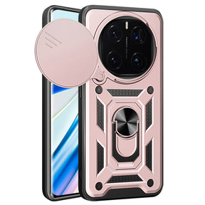 Husa de protectie Techsuit CamShield Series compatibil cu Honor Magic7 Pro, Roz Auriu