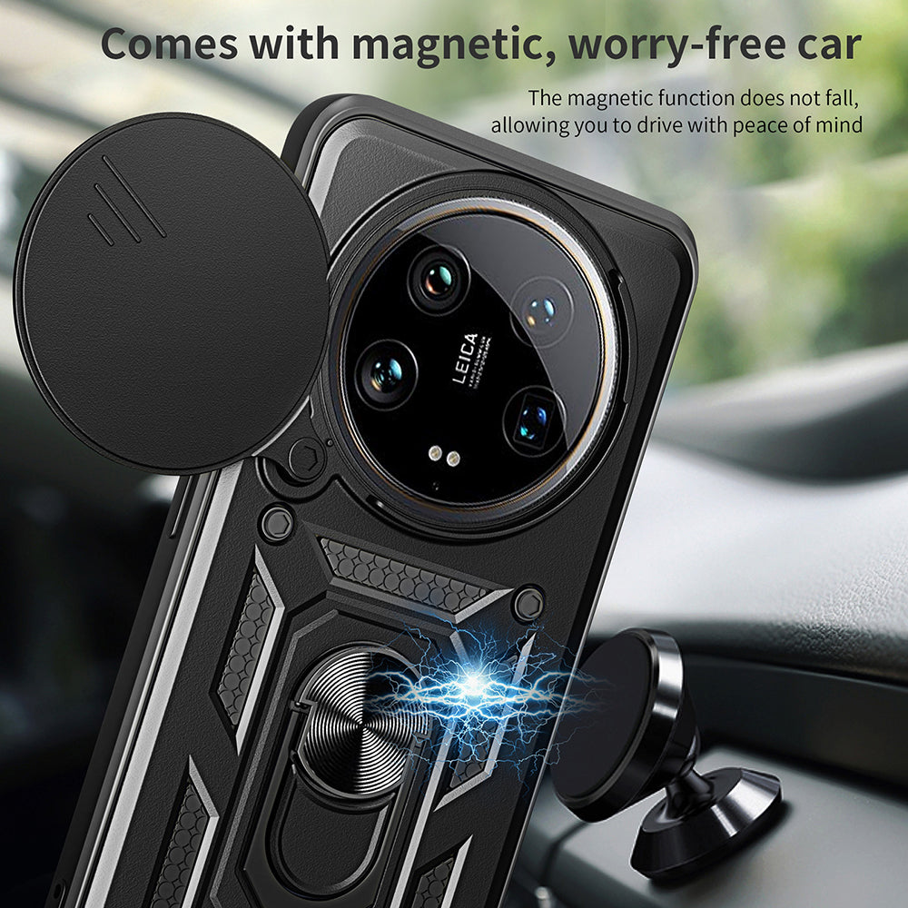Husa de protectie Techsuit CamShield Series compatibil cu Honor Magic7 Lite / X9c, Negru