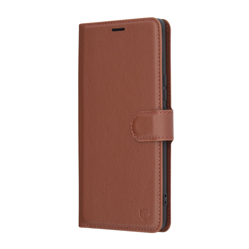 Husa de protectie Techsuit Leather Folio compatibil cu Honor Magic7 Lite / X9c, Maro