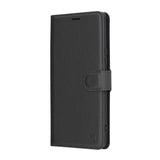 Techsuit Leather Folio fekete tok Honor Magic7 Lite és Honor X9c telefonhoz