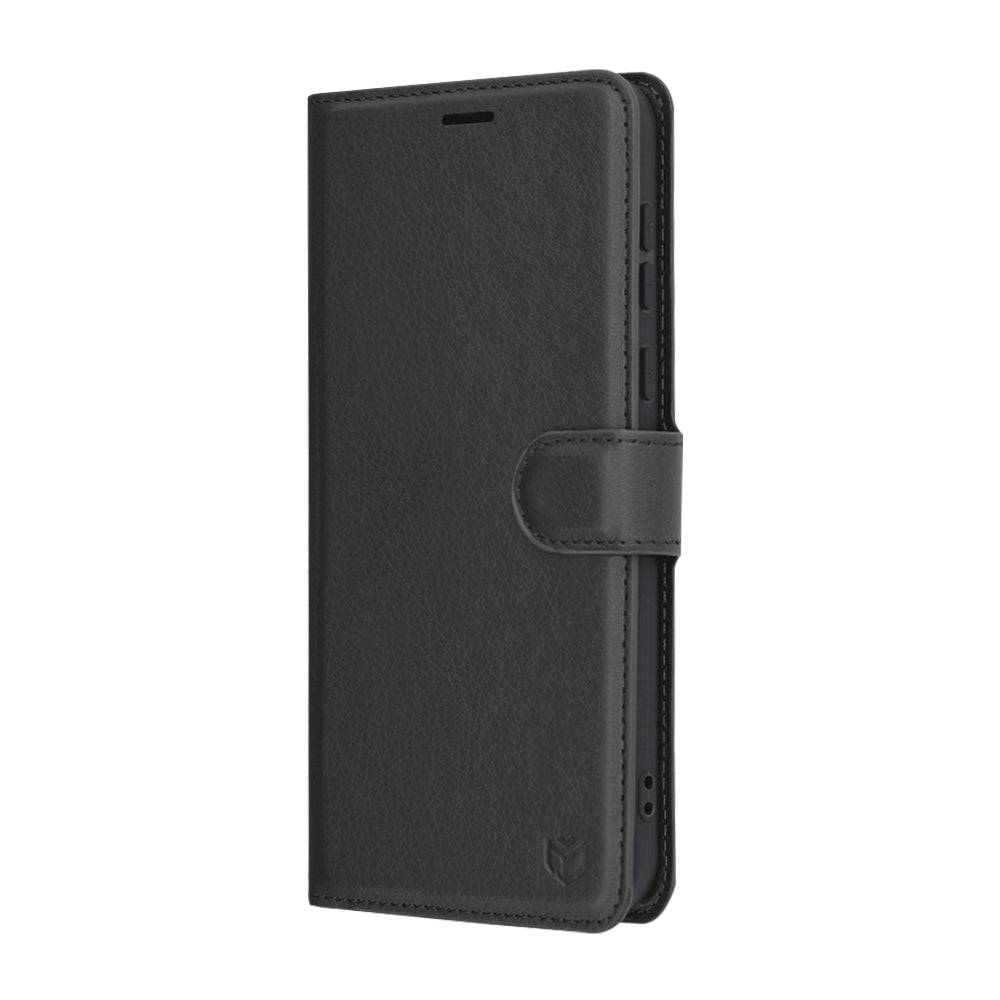 Husa de protectie Techsuit Leather Folio compatibil cu Honor Magic7 Pro, Negru