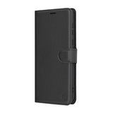 Husa de protectie Techsuit Leather Folio compatibil cu Honor Magic7 Pro, Negru