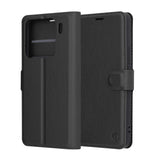 Husa de protectie Techsuit Leather Folio compatibil cu Xiaomi 15 Pro, Negru