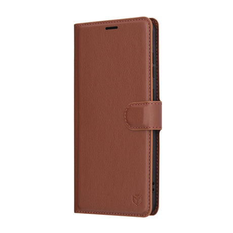 Husa de protectie Techsuit Leather Folio compatibil cu Samsung Galaxy A36 5G, Maro