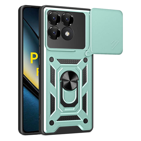 Husa de protectie Techsuit CamShield Series compatibil cu Xiaomi Poco F6 Pro, Verde