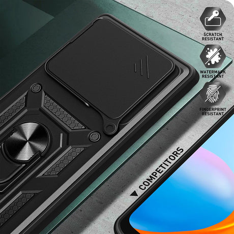 Husa de protectie Techsuit CamShield Series compatibil cu Xiaomi Poco F6 Pro, Roz Auriu