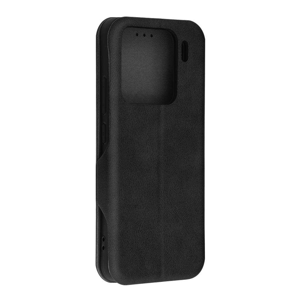 Husa de protectie Techsuit Safe Wallet Plus compatibil cu Xiaomi 15, Negru