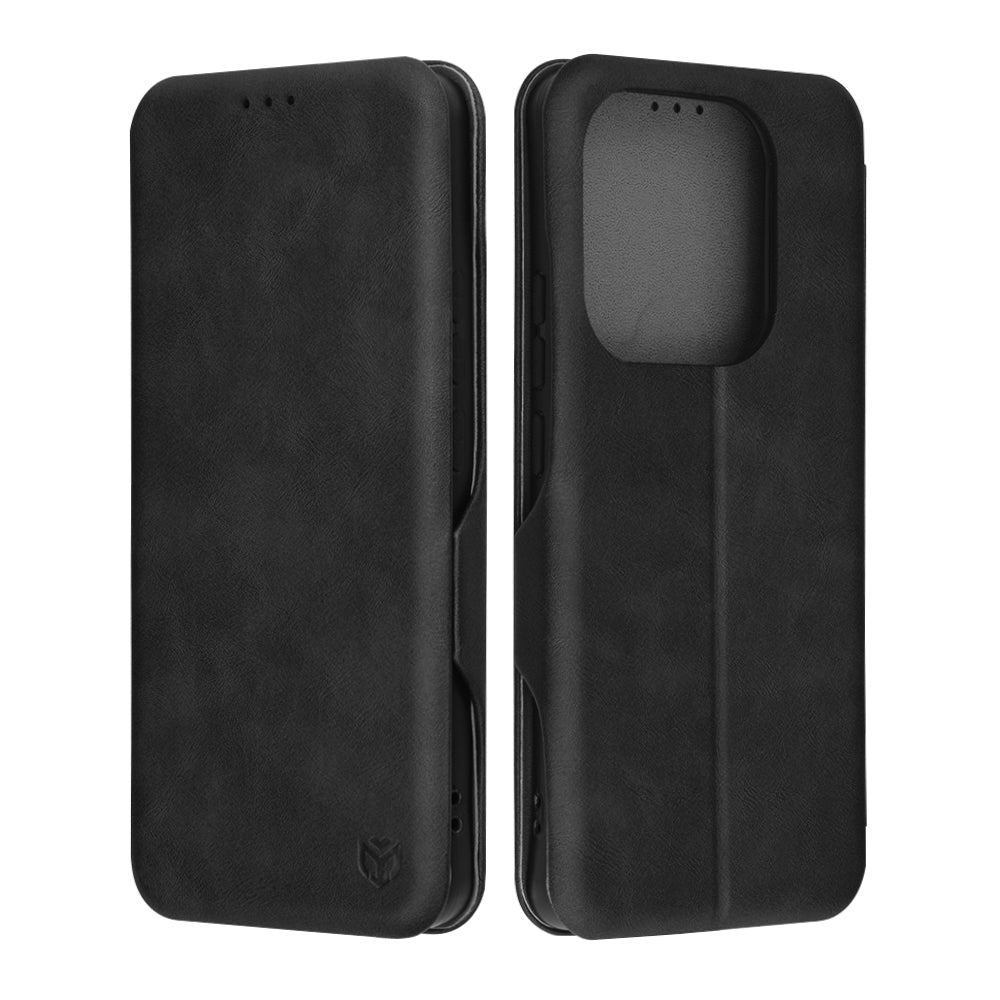 Husa de protectie Techsuit Safe Wallet Plus compatibil cu Xiaomi Redmi Note 14 5G, Negru